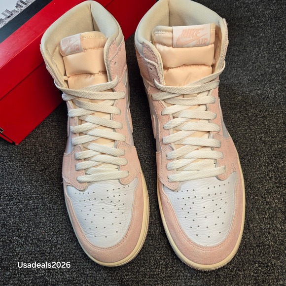 Nike Air Jordan 1 Retro High OG Washed Pink White Sail FD2596-600 wmns 11.5 M 10 - Picture 4 of 11